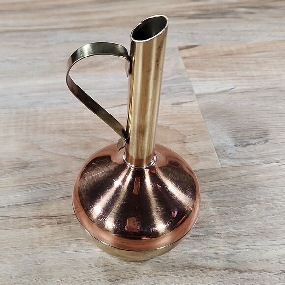 GUC Vintage Copper&Brass Bud Metal Rio Tiel Vase - Picture 1 of 6